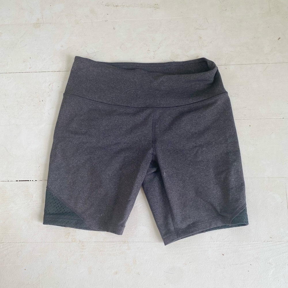 Women’s Gray Short Biker Shorts